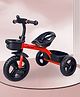 R for Rabbit Tiny Toes T10 Ace Tricycles for Kids of 1.5 to 5 Years Age with High Quality EVA Wheels, Storage Basket & Seat Belt | Baby Trike Cycle for Upto 25 Kg Weight Boys & Girls (Red)