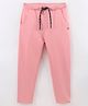 Sundae Kids Cotton Capri Length Leggings Solid Color - Hot Pink