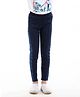 BYB Premium Cotton Nylon Trousers & Pants with sequin embroidery- NAVY