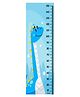 WENS The Shiny Dino Height Chart Wall Decal Growth Chart- Blue