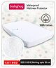 Babyhug Waterproof 100% Terry Cotton Breathable Fitted Mattress Protector Cover - White