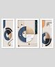 Wens Set Of 3 Nordic  Modern Wall Art Painting - White