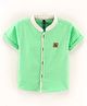 Little Kangaroos Half Sleeves Shirt Solid Colour - Green