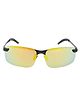 Intellilens Sporty UV Protection Polarized Sunglasses Goggles Matte-Black