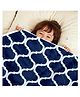 Divine Casa Microfiber Comforter Blanket For Toddler Upto 4 Years - Grey & Blue