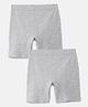 Mackly Pack Of 2 Solid Inner Shorts - Grey