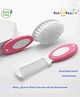 NeonateCare Elegant Baby Hair Brush and Comb Set - Pink