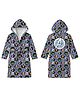 Sassoon Avenger Printed Cotton Bathrobe - Blue