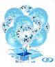 AMFIN Welcome Boy Decoration Welcome Boy Home Baby Boy Balloons Its A Boy Balloon Blue Confetti Balloons for Decoration - Pack of 50