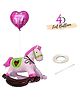 Amfin Its a Girl Balloons Decoration Rocking Giant Foil Balloon Its the Balloon that Walks on Air - Pink