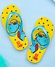 Yellow Bee Be Cool Dino Printed Slipper - Yellow