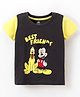 Bodycare Cotton Half Sleeves T-Shirt Mickey & Friends Print- Grey