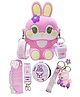 FunBlast Bunny Sling Bag with Key Ring Comb and Mirror - Pink