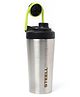 Jaypee Plus Steel Handy Shaker For Gym Purpose Silver Green - 850 ml