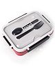 Yamama Three Compartment Insulated Stainless Steel Lunch Box - Red