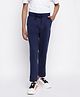 Lil Tomatoes Solid Track Pant - Navy Blue
