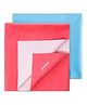 Cherilo Waterproof Baby Bed Protector Sheet Small Pack of 2 - Rose Pink & Sky Blue