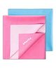 Cherilo Waterproof Baby Bed Protector Sheet Large Pack of 2 - Pink & Sky Blue