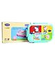 YOUP Stainless Steel Peppa Pig Theme Lunch Box With 3 Compartments - Blue