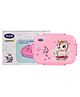YOUP Stainless Steel Unicorn Theme Lunch Box With 3 Compartments and Spoon - Pink & Purple