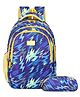 The Clownfish 30 L Scholastic Series PrintedSchool Bag With Pencil Pouch Light Blue - 18 Inches