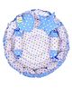 Kwitchy Baby Nest Bed Bedding Set with Pillows - Blue
