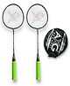 AXG NEW GOAL Scratch Resistant A 2000 Classic Set Of 2 Strung Badminton Racquets - Green