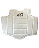 AXG NEW GOAL Classic Karate Chest Guard MMA Chest Guard - White (Medium Size)