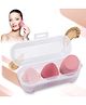 Majestique 3 Piece Beauty Blender Sponge Set FC80 with Case - Color May Vary