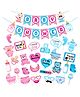 Zyozi Baby Shower Decoration Blue Pink - Pack of 31