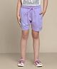 Kidsville Disney Princess Frozen Featuring Elsa Printed Shorts - Purple