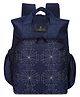 The Clownfish Mommy & Me Series Polyester Multipurpose Diaper Bag with Bottle Organizer & Changing Mat Sheet - Midnight Blue