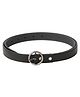 CALVADOSS Self Designed Circular Buckle Closure Belt - Black