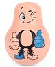 Toyzee Roly Poly Smily Toy - Pink (Colour May Vary)