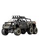 PLUSPOINT Raptor Diecast Pull Back Toy Car Scale 1:24 Model with Lights & Sound - Black
