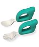Bembika Baby Training Spoon Wing Shape Spoon Baby Silicone Training Spoon For Baby - Green