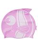 KARBD Fish Design Silicone Swimming Cap for Kids - Light Pink White