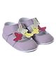 Mi Arcus Butterfly Applique Detailed Booties - Purple