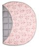 Masilo Organic Cotton Voile Indoor Outdoor Quilted Playmat Nuts About You Print - Peach