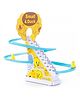 Negocio Musical Duck Track Slide and Climb Stairs Toys with 3 Duck -(Color & Design of Track May Vary)