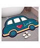 KolorFish Adorable Super Absorbent Quick Dry Cute Animal Anti Slip Bathroom Mat Car - Blue
