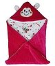 Baby Hooded Carry Bag Cum Mild Winter Blanket - Maroon