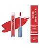 KINDED Liquid Lip Colour Lipstick Lip Gloss Vitamin E Enriched Matte Finish Vermilion Red- 6 ml