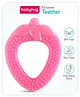 Babyhug Strawberry Shaped Silicone Teether - Pink Babyhug Strawberry Shaped Silicone Teether - Pink