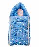 Jars Collections Organic Cotton Sleeping Bag Cum Nest Bag Cartoon Print  Royal Blue