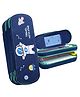 FunBlast Space Theme Multi Purpose Pencil Case for Kids - Blue