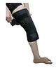 Sahyog Wellness 14 Inch Long Immobiliser Knee Brace Support for Dislocation Injuries Ligament Tear Small - Black