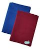 Zikku Dry Sheet for Baby/Newborn Bed Protector Waterproof Mat Quick Absorbency Combo (Medium (100 x 70 cms), Maroon & Dark Blue)