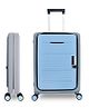 Umai Collapsible & Foldable Hardcase Carry-On Luggage Bags Suitcase for Travel Trolley Bag Tsa Lock Easy to Store - Blue