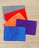 Umai Microfiber Cleaning Cloth GSM 340 Pack of 5 Multicolour Pack - Red Blue Grey Purple Orange